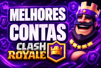 CONTAS CLASH ROYALE