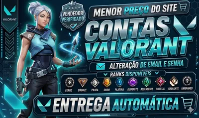 Conta Valorant - Lvl 20+ - Full Acesso - Smurf [Envio Automático]