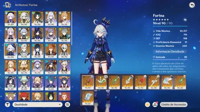 ⭐ GENSHIN IMPACT - AR59, 41x5★Furina C1, Nahida + Signature, Escoffier, Skirk, Neuvillette, Yelan...