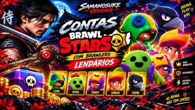 CONTAS BRAWL STARS  FULL ACESSO