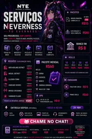 Serviços neverness to Everness