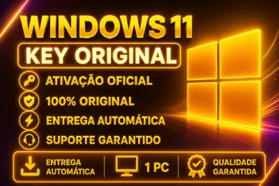 WINDOWS 11 PRO | CHAVE ORIGINAL | ENTREGA AUTOMÁTICA ⚡