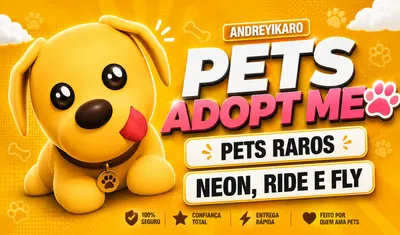 ADOPT ME  - PETS FR/ POÇÃO DE VOAR E POÇÃO DE MONTAR/ PETS RAROS E LENDÁRIOS