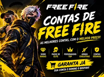 CONTA FREE FIRE LVL 20-29 + CS&RANK + OURO + PERSONAGENS