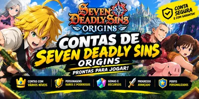 CONTAS RERROL DE SEVEN DEADLY SINS COM ATÉ 1300 DIAMANTES