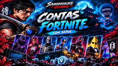 CONTAS FORNITE COM SKINS